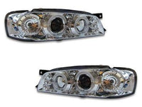 Angel Eye HALO Projector Head Lights for Subaru Impreza WRX GC - Chrome (1992 - 2000 Models) - Spoilers And Bodykits Australia