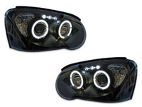 Angel Eye HALO Projector Head Lights for Subaru Impreza WRX  RX  STI  GD - Black (2003 - 2005 Models) - Spoilers And Bodykits Australia
