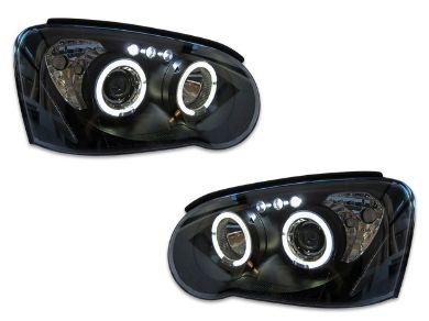 Angel Eye HALO Projector Head Lights for Subaru Impreza WRX RX STI GD - Black (2003 - 2005 Models) - Spoilers And Bodykits Australia