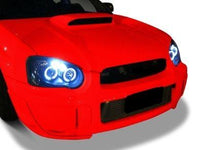Angel Eye HALO Projector Head Lights for Subaru Impreza WRX  RX  STI  GD - Chrome (2003 - 2005 Models) - Spoilers And Bodykits Australia