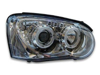 Angel Eye HALO Projector Head Lights for Subaru Impreza WRX  RX  STI  GD - Chrome (2003 - 2005 Models) - Spoilers And Bodykits Australia