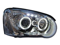 Angel Eye HALO Projector Head Lights for Subaru Impreza WRX  RX  STI  GD - Chrome (2003 - 2005 Models) - Spoilers And Bodykits Australia