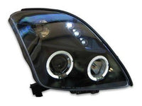 Angel Eye HALO Projector Head Lights for Suzuki Swift - Black (2004 - 2010 Models) - Spoilers And Bodykits Australia