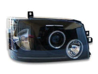 Angel Eye HALO Projector Head Lights for Toyota Hiace - Black (2004 - 2010 Models) - Spoilers And Bodykits Australia
