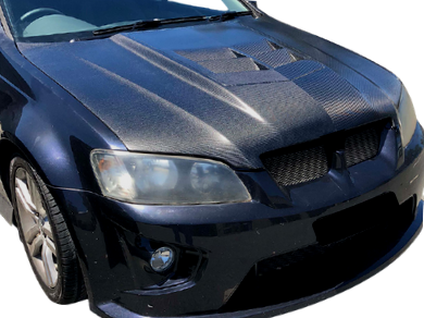 Carbon Fibre Bonnet for VE E3 HSV Holden Commodore (Road Legal Certified) - Spoilers And Bodykits Australia