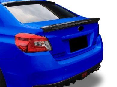 Carbon Fibre Rear Boot Spoiler for Subaru Impreza WRX STI Sedan - Ducktail Style (2014 - 2019 Models) - Spoilers And Bodykits Australia