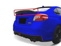 Carbon Fibre Rear Boot Spoiler for Subaru Impreza WRX STI Sedan - Ducktail Style (2014 - 2019 Models) - Spoilers And Bodykits Australia