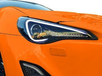 DRL 3D LED Projector Head Lights with Sequential Indicators for Toyota 86 GTS / Subaru BRZ - Black (2012 - 2016 Models)
