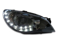 DRL Projector Head Lights for Subaru Impreza WRX  STI  RX - Black (2005 - 2007 Models) - Spoilers And Bodykits Australia