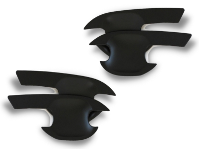 Door Handle Inserts for PX3 Ford Ranger - Black (2019 - 2021 Models) - Spoilers And Bodykits Australia