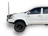 Flares for Toyota Hilux - White - Set of 2 for Front Wheels (2 Pieces) (2005 - 07/2011 Models) - Spoilers and Bodykits Australia