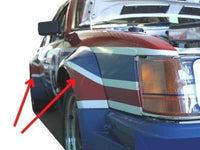 Flares for VB  VC  VH Holden Commodore Sedan - VH Group C Style (Set of 4) - Spoilers And Bodykits Australia