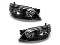 Head Lights for BA / BF XT MK1 Ford Falcon - Black - Spoilers and Bodykits Australia