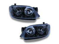 Head Lights for Ford Territory - Black (2009 - 2011 Models) - Spoilers and Bodykits Australia