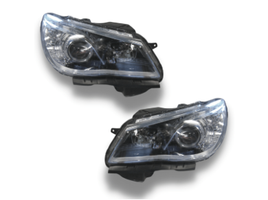 Head Lights for VF Holden Commodore - Black (2013 - 2018 Models) - Spoilers and Bodykits Australia