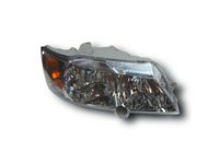 Head Lights with Orange Indicators for VY Holden Commodore - Chrome - Spoilers and Bodykits Australia