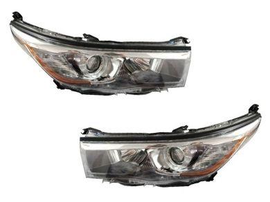 Head Lights for Toyota Kluger (2013 - 2016 Models) - Spoilers And Bodykits Australia