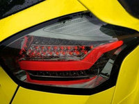 LED 3D Bar Tail Lights for Ford Focus LZ Hatch with Sequential Indicators - Smoked Lens (2015 - 2017 Models) - Spoilers And Bodykits Australia