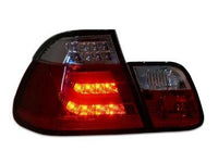 LED 3D Light Bar Tail Lights for BMW E46 318i / 320i / 323i / 330i Sedan - Clear/Red Lens (1998 - 2001 Models) - Spoilers And Bodykits Australia
