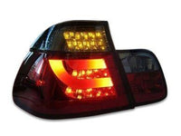 LED 3D Light Bar Tail Lights for BMW E46 318i / 320i / 323i / 330i Sedan - Clear/Red Lens (1998 - 2001 Models) - Spoilers And Bodykits Australia