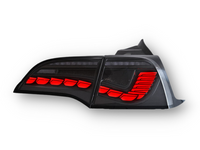 LED 3D Tail Lights for Tesla Model 3 with Sequential Indicators - Smoked Lens (2017 - 2022 Models) - Spoilers And Bodykits Australia