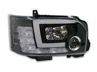 LED DRL Projector Head Lights for Toyota Hiace with Sequential Indicators (2014 - 2017 Models) - Spoilers And Bodykits Australia