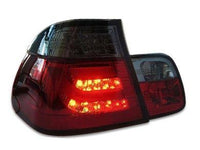 LED Light Bar Tail Lights for BMW E46 318i  320i  323i  330i Sedan - Smoked Red Lens (1998 - 2001 Models) - Spoilers And Bodykits Australia
