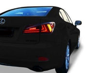 LED Light Bar Tail Lights for Lexus IS250  IS350  ISF - ClearRed (2005 - 2013 Models) - Spoilers And Bodykits Australia