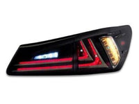 LED Light Bar Tail Lights for Lexus IS250  IS350  ISF - Smoked Lens (2005 - 2013 Models) - Spoilers And Bodykits Australia