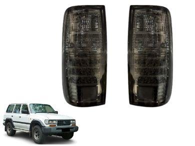 LED Tail Lights for 80 Series Toyota Landcruiser - Smoked Black Lens (05/1990 - 12/1997 Models) - Spoilers and Bodykits Australia