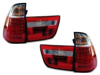 LED Tail Lights for BMW X5 E53 - ClearRed (1999 - 2002 Models) - Spoilers And Bodykits Australia