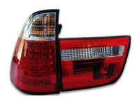 LED Tail Lights for BMW X5 E53 - ClearRed (1999 - 2002 Models) - Spoilers And Bodykits Australia