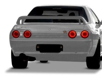LED Tail Lights for R32 Nissan Skyline Coupe GTR / GTST - Clear/Red (1 ...