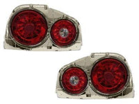 LED Tail Lights for R34 Nissan Skyline Coupe GTR  GTT RB - ClearRed (1998 - 2002 Models) - Spoilers And Bodykits Australia