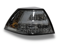 LED Tail Lights with Sequential Indicators, White DRL Bar & Smoked Lens for VE Holden Commodore Sedan - Spoilers and Bodykits Australia