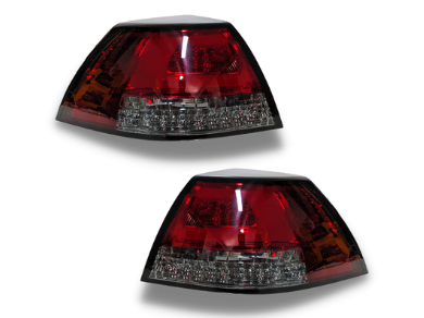 LED Tail Lights with Sequential Indicators, White DRL Bar & Smoked Red Lens for VE Holden Commodore Sedan - Spoilers and Bodykits Australia