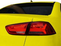 LED Tail Lights with Sequential Indicators for CJ  CF Mitsubishi Lancer Sedan EVO X  VRX - ClearRed (2007 - 2017 Models) - Spoilers And Bodykits Australia