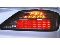 LED Tail Lights with Sequential Indicators for Nissan Silvia S15 200SX - Black (1999 - 2002 Models) - Spoilers And Bodykits Australia
