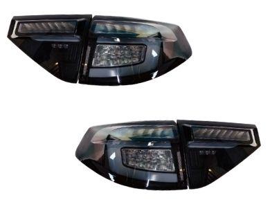 LED Tail Lights with Sequential Indicators for Subaru Impreza WRX STI Hatch - Smoked Lens (2008 - 2013 Models) - Spoilers And Bodykits Australia