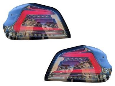 LED Tail Lights with Sequential Indicators for Subaru WRX STI - Clear/Black (2014 - 2019 Models) - Spoilers And Bodykits Australia