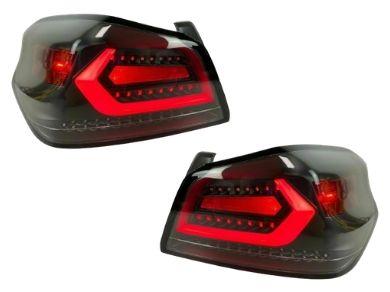 LED Tail Lights with Sequential Indicators for Subaru WRX STI - ClearBlack (2015 - 2020 Models) - Spoilers And Bodykits Australia