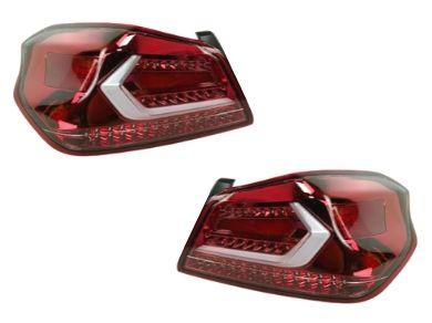 LED Tail Lights with Sequential Indicators for Subaru WRX STI - ClearRed (2015 - 2020 Models) - Spoilers And Bodykits Australia