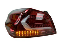 LED Tail Lights with Sequential Indicators for Subaru WRX STI - ClearRed (2015 - 2020 Models) - Spoilers And Bodykits Australia