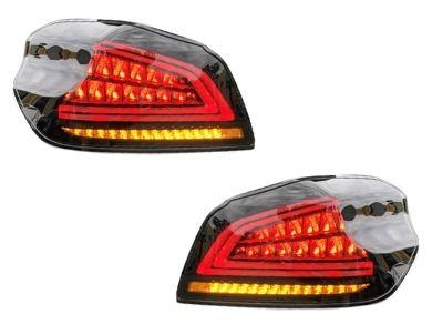 LED Tail Lights with Sequential Indicators for Subaru WRX STI - Smoked Lens (2014 - 2019 Models) - Spoilers And Bodykits Australia