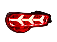 LED Tail Lights with Sequential Indicators for Toyota 86  Subaru BRZ - Arrow Style - Red (2012 - 2021 Models) - Spoilers And Bodykits Australia