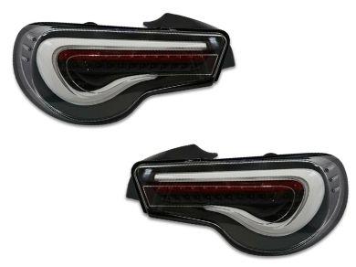 LED Tail Lights with Sequential Indicators for Toyota 86  Subaru BRZ - ClearBlack (2012 - 2019 Models) - Spoilers And Bodykits Australia