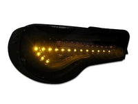 LED Tail Lights with Sequential Indicators for Toyota 86  Subaru BRZ - Smoked Lens (2012 - 2019 Models) - Spoilers And Bodykits Australia