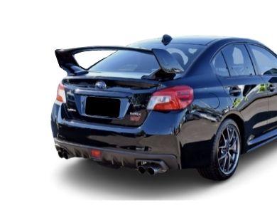 Rear Boot Spoiler Wing for Subaru Impreza WRX STI Sedan - STI Style - Painted Black (2014 - 2020 Models) - Spoilers And Bodykits Australia