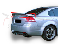 Rear Boot Spoiler for VE Holden Commodore Sedan - SV6 Style - Spoilers And Bodykits Australia