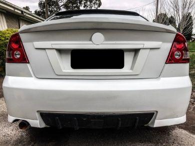 Rear Boot Spoiler for VY  VZ Holden Commodore Sedan - Bobtail Style (Without Brake Light) - Spoilers And Bodykits Australia